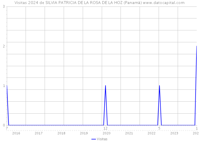 Visitas 2024 de SILVIA PATRICIA DE LA ROSA DE LA HOZ (Panamá) 
