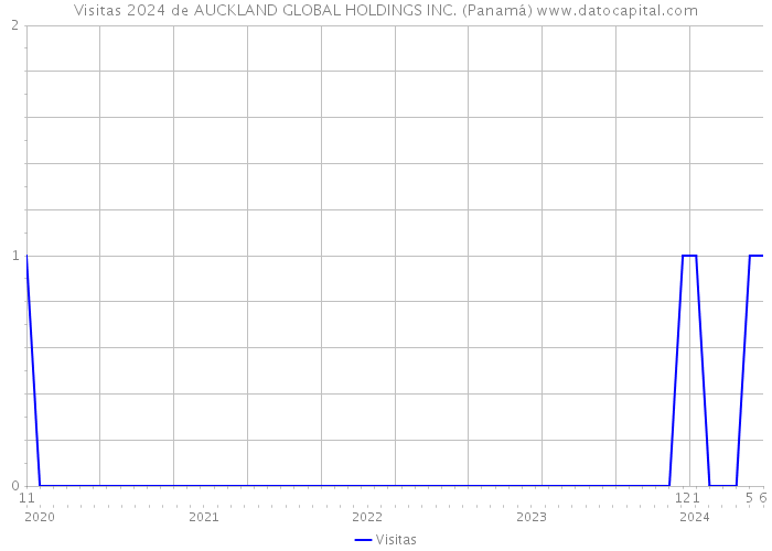 Visitas 2024 de AUCKLAND GLOBAL HOLDINGS INC. (Panamá) 