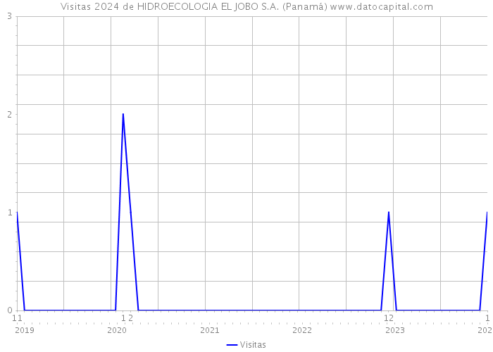 Visitas 2024 de HIDROECOLOGIA EL JOBO S.A. (Panamá) 