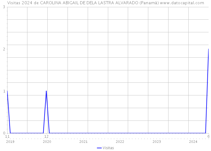 Visitas 2024 de CAROLINA ABIGAIL DE DELA LASTRA ALVARADO (Panamá) 