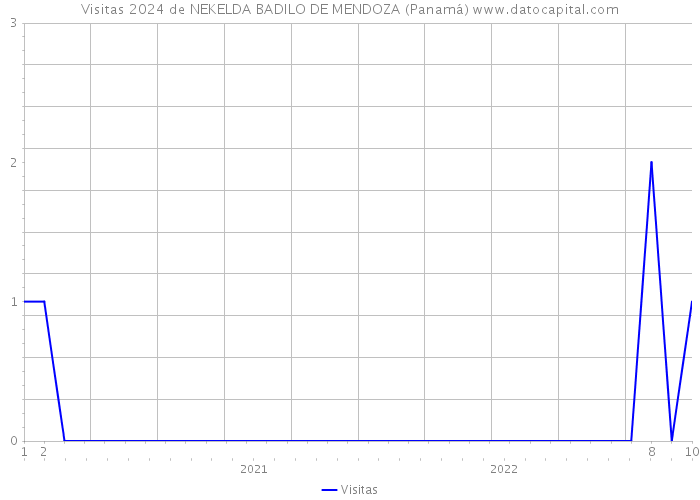 Visitas 2024 de NEKELDA BADILO DE MENDOZA (Panamá) 