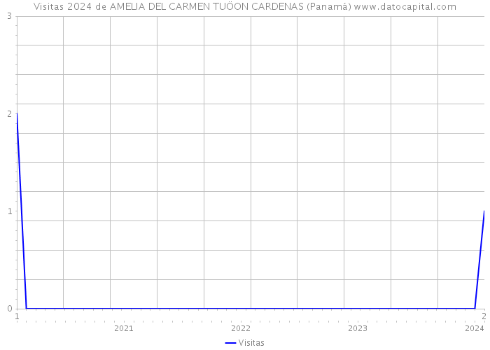 Visitas 2024 de AMELIA DEL CARMEN TUÖON CARDENAS (Panamá) 