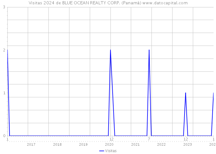 Visitas 2024 de BLUE OCEAN REALTY CORP. (Panamá) 
