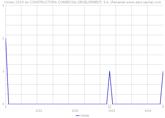 Visitas 2024 de CONSTRUCTORA COMERCIAL DEVELOPMENT, S.A. (Panamá) 