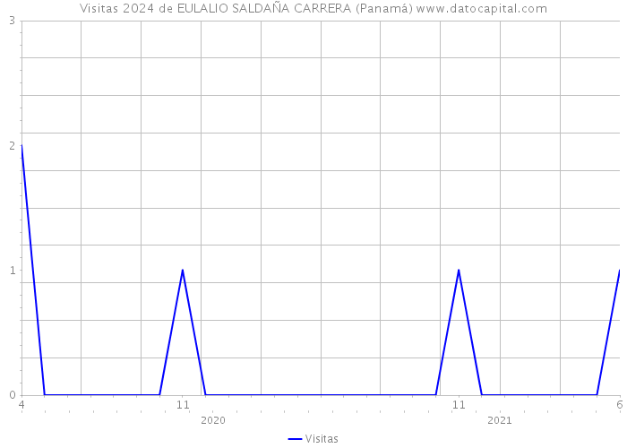 Visitas 2024 de EULALIO SALDAÑA CARRERA (Panamá) 