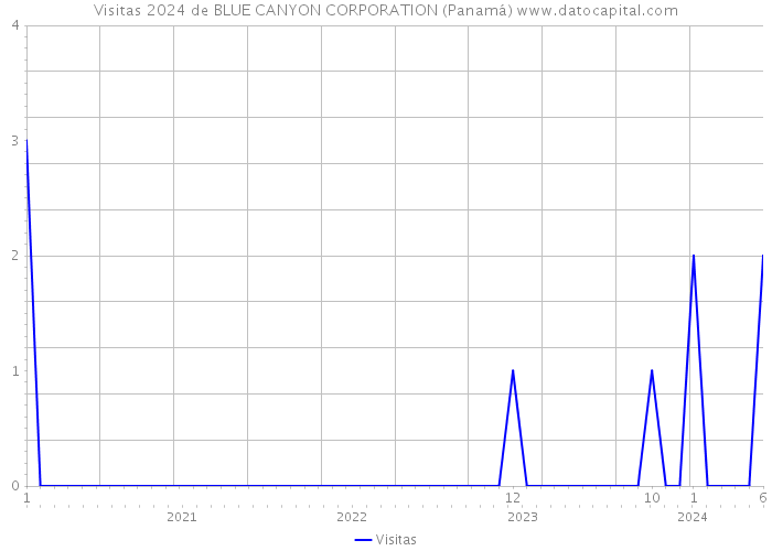 Visitas 2024 de BLUE CANYON CORPORATION (Panamá) 